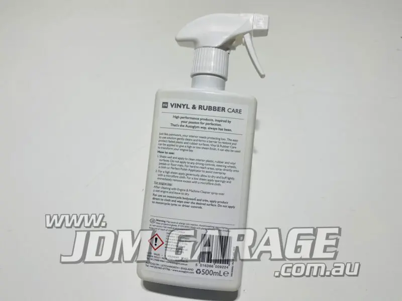 Autoglym Vinyl & Rubber Care 500ml JDM Garage Australia