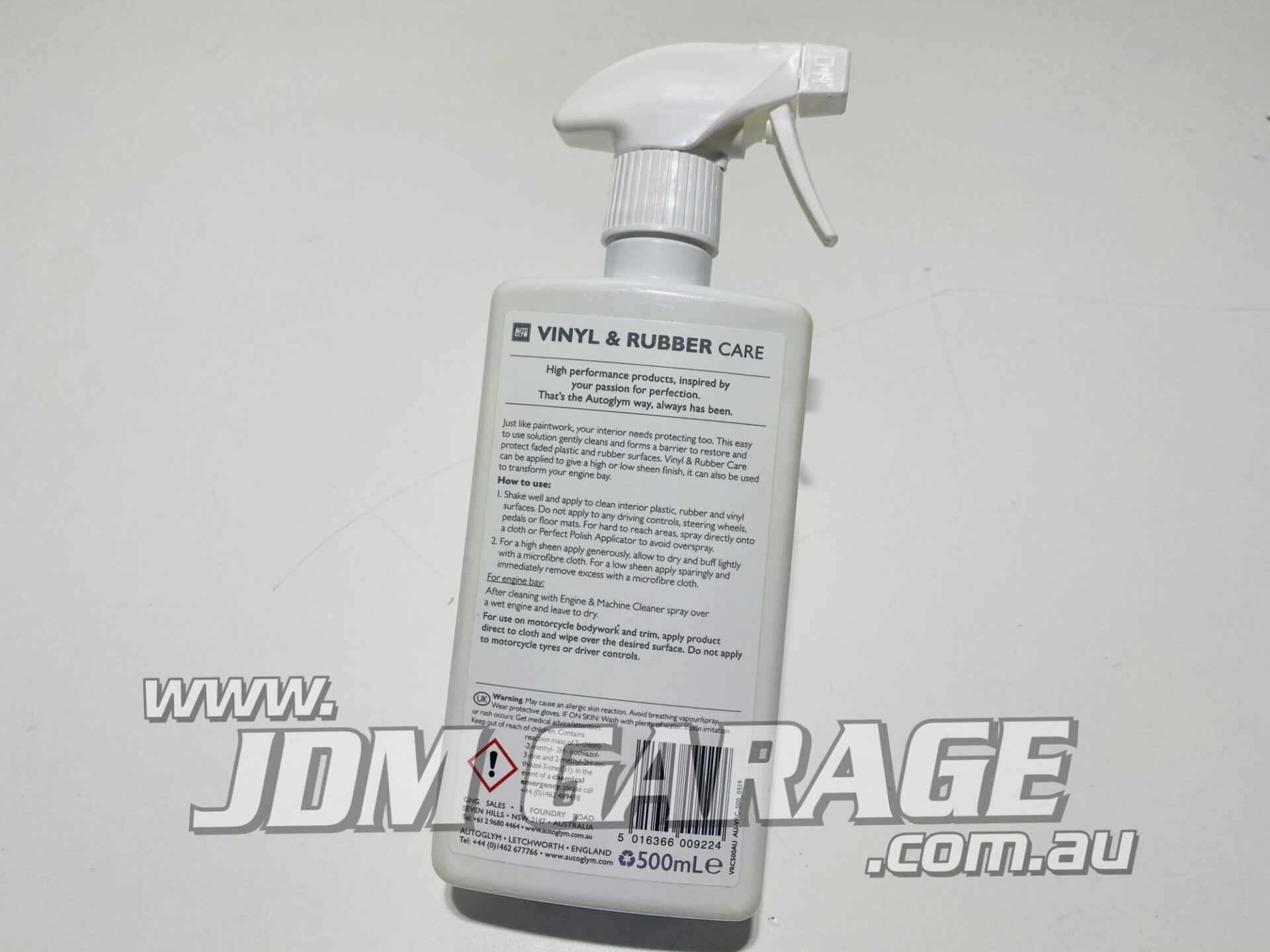 Autoglym Vinyl & Rubber Care 500ml JDM Garage Australia Autoglym Vinyl & Rubber Care 500ml JDM Garage Australia