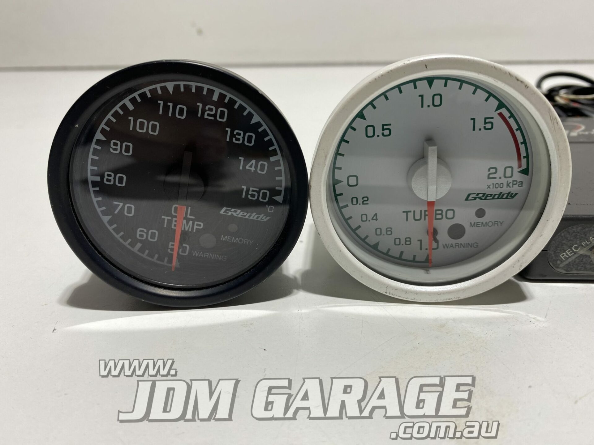 Greddy Gauge Set Oil Temp Boost 60mm JDM Garage Australia