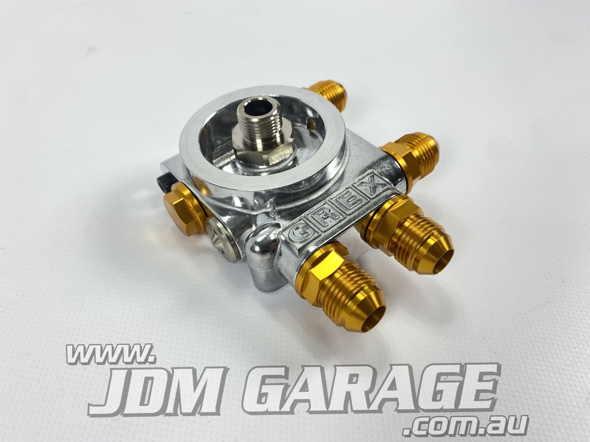 Greddy Oil Filter Relocation Block JDM Garage Australia