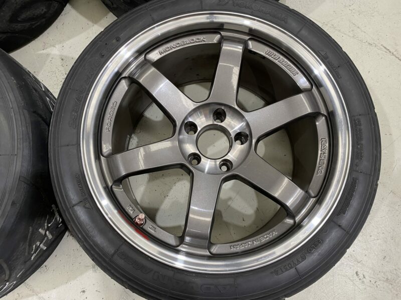 Rays TE37 SL Wheels 18x11 +18 - Image 3