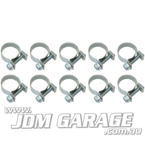 Aeroflow EFI Fuel Hose Clamps 10 Pack