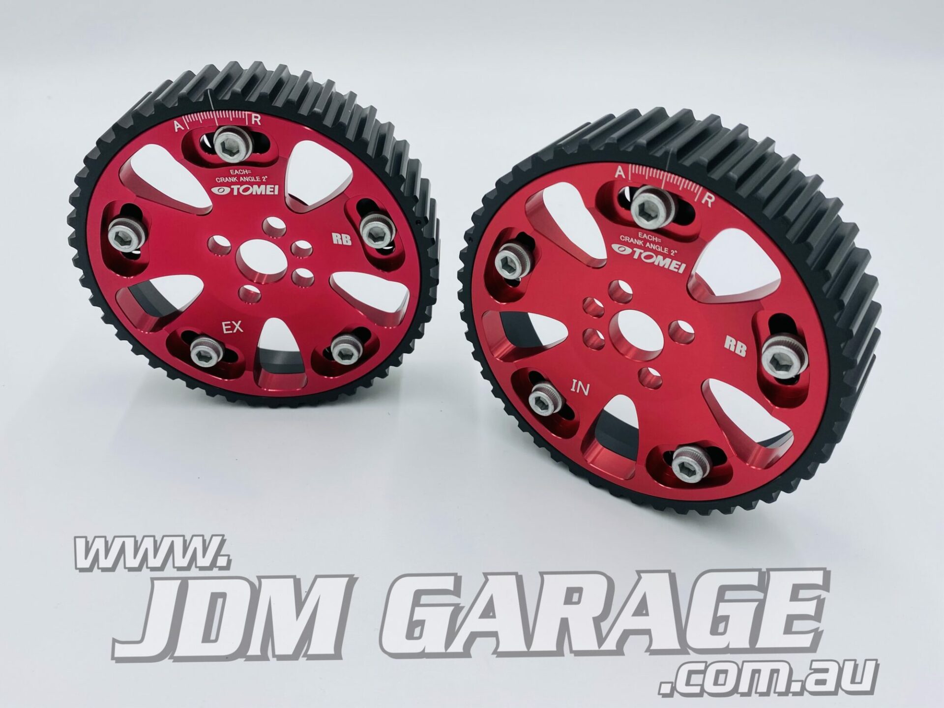 Tomei Adjustable Cam Gears Pair RB26 RB25 RB20 JDM Garage Australia