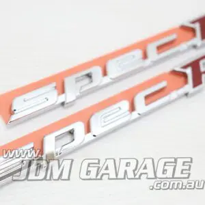 Genuine Nissan S15 Spec R Badge Pair