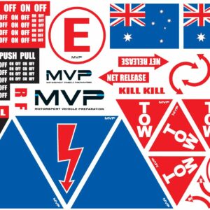 Raceworks Cams Approved Sticker Sheet Decal CLEARANCE**