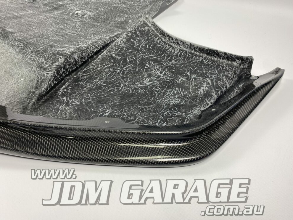 Diffuser On A Gt R R34 Top Secret Carbon G-Force Front Diffuser R34 GTR - JDM Garage Australia