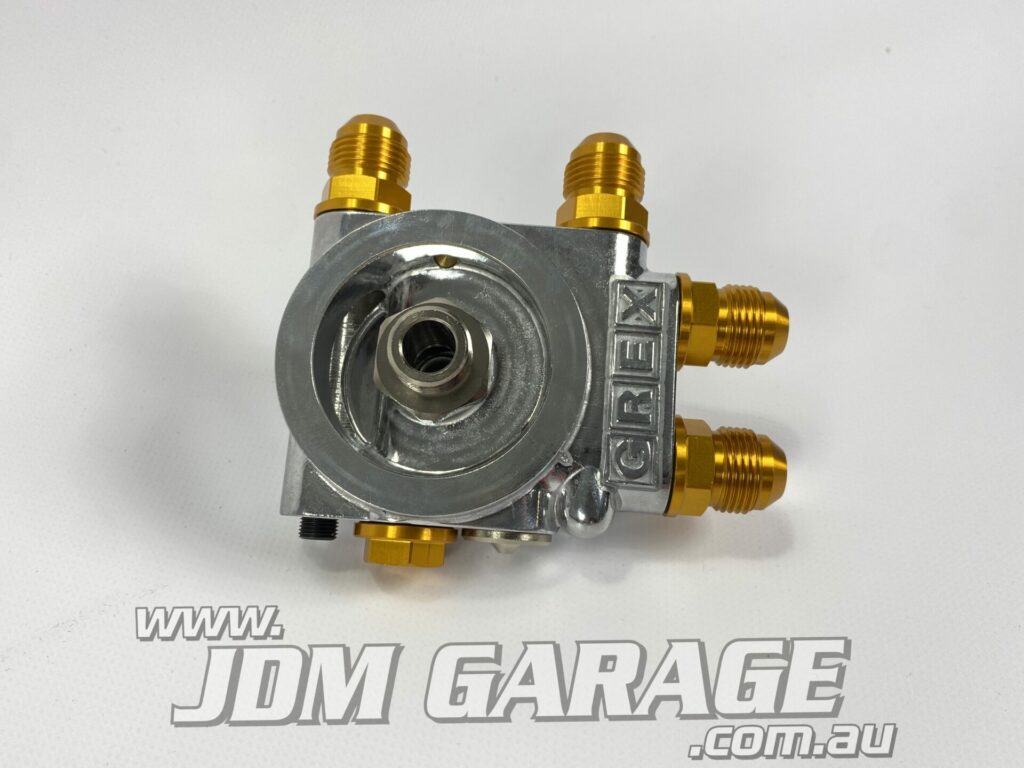 Greddy Oil Filter Relocation Block JDM Garage Australia