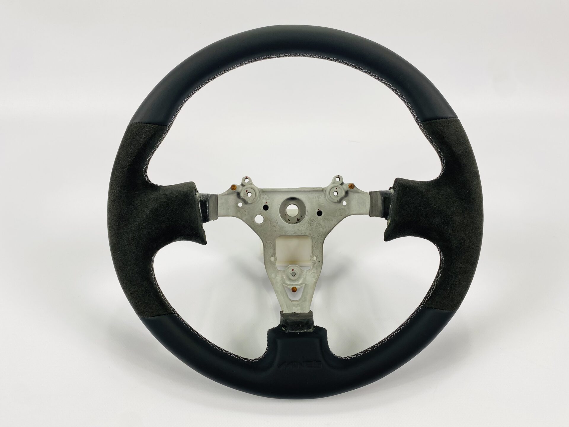 Mines Leather Steering Wheel Type II R34 GTR JDM Garage Australia