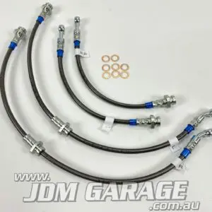 KTS Braided Brake Line Silvia