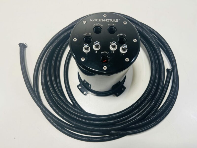 Raceworks Surge Tank with Twin Intank Walbro Pumps - Image 2