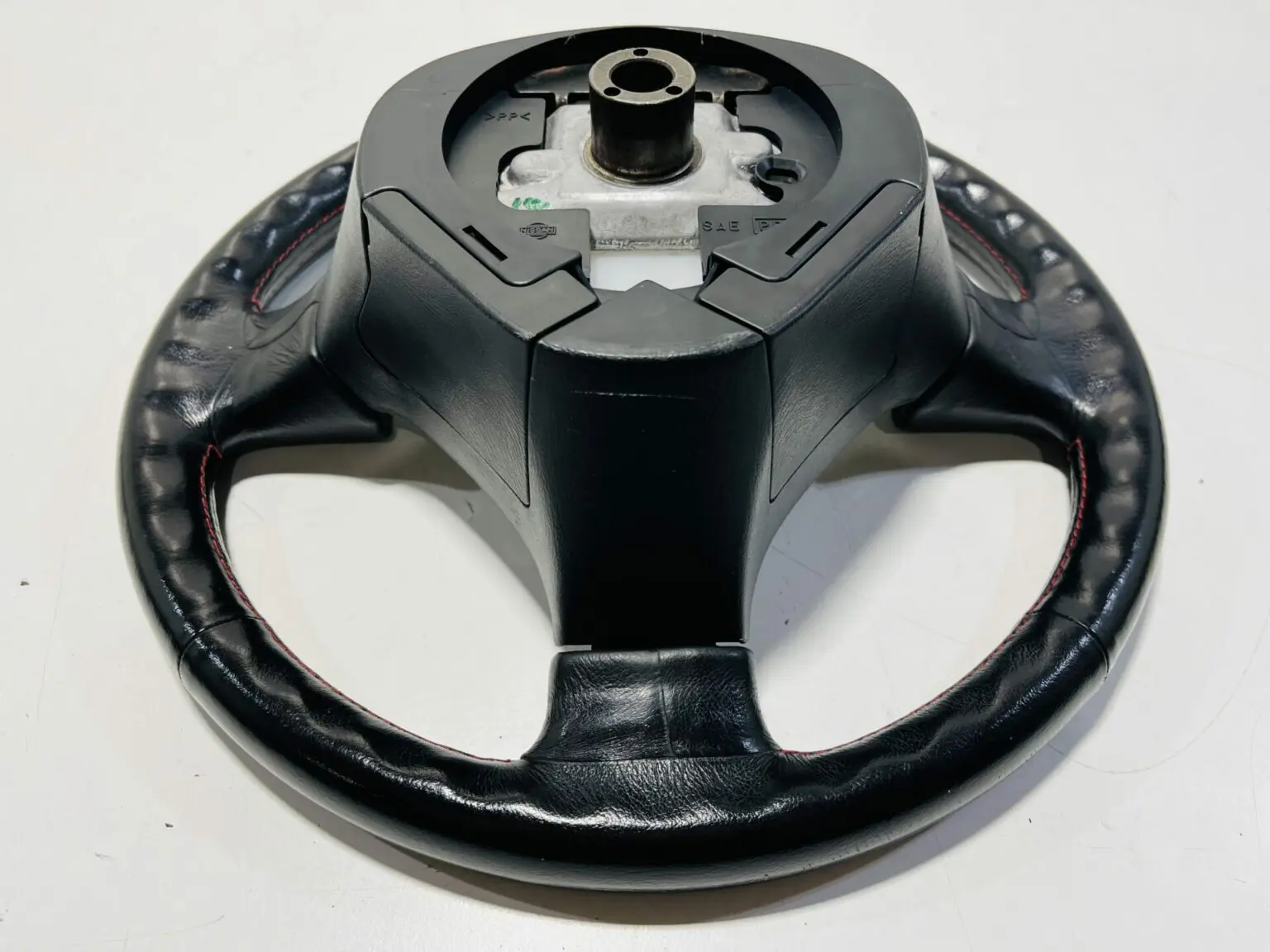 R34 GTR Steering Wheel Red Stitch JDM Garage Australia