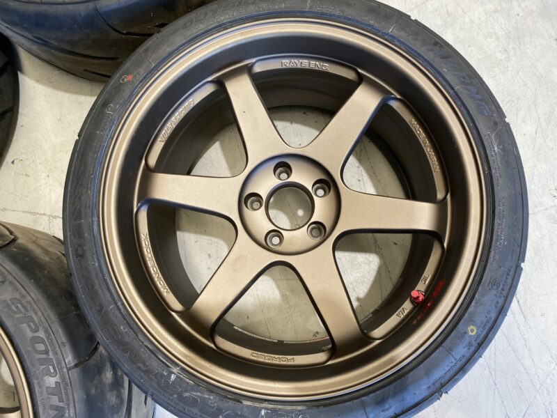 Rays TE37 SL Wheels 19x10.5 Bronze - Image 3