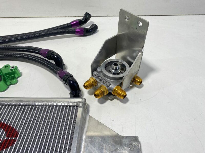 PWR Custom Oil Cooler and Relocation Kit R34 GTR - Image 2