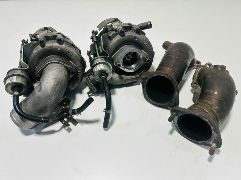 Garrett GT2860-5 Turbochargers with Stainless Dump Pipes RB26