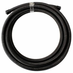 Aeroflow 100 Series Stainless Braided Hose AN6 6M Black CLEARANCE**