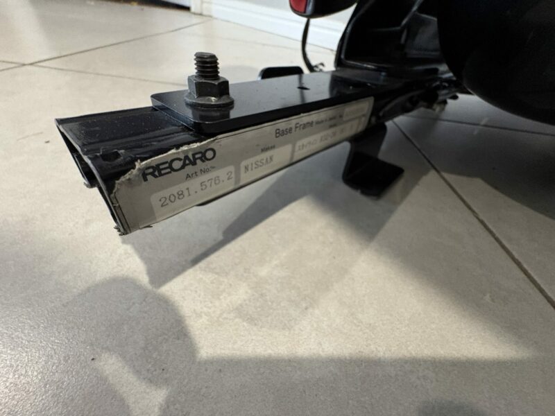Recaro RS-G Motorsport Seat with Recaro Rail FIA Approved - Image 4