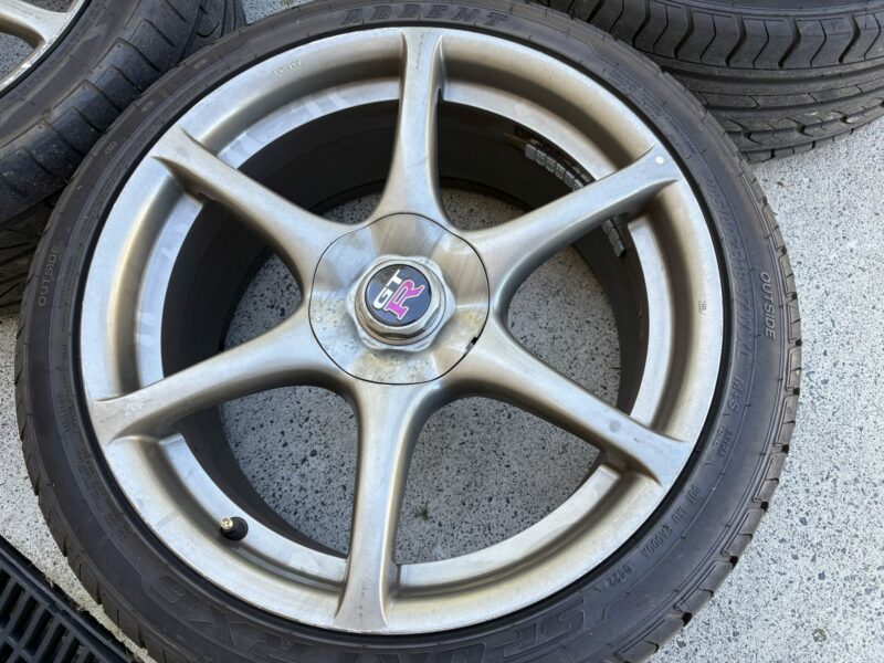 Genuine R34 GTR Wheels and Tyres - Image 5