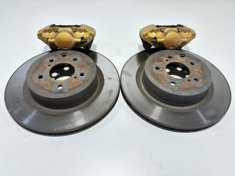 Brembo R34 GTR Vspec II Rear Brake Calipers and Rotors 322mm
