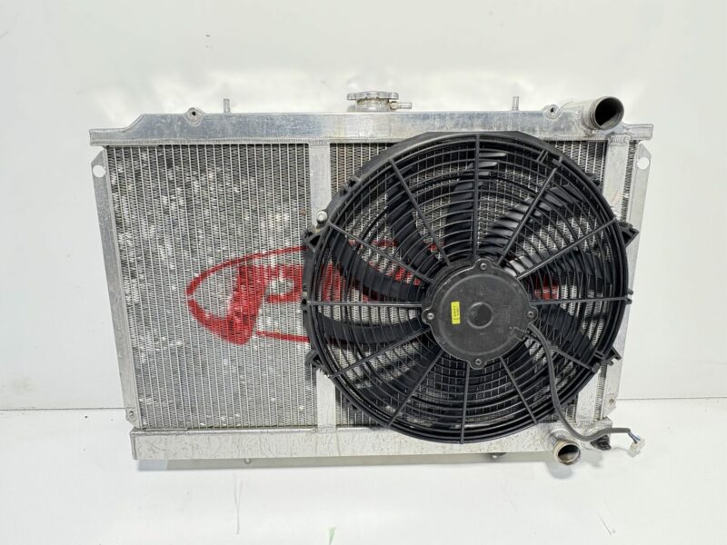 PWR 55mm Alloy Radiator with 16" Thermo Fan R32 - Image 3