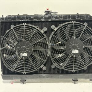 S13 Copper Radiator Twin Core with Seal 12" Thermo Fans