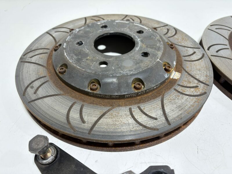 R33 GTST Front Brake Calipers with HFM 324mm Adapters and Rotors - Image 3