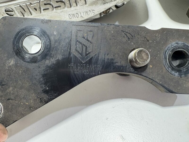 R33 GTST Front Brake Calipers with HFM 324mm Adapters and Rotors - Image 6