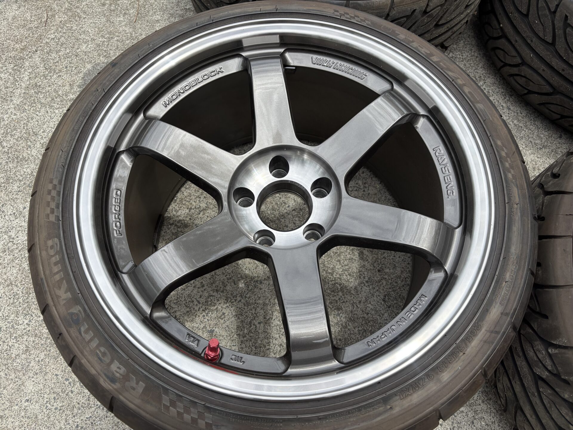 Rays TE37 SL Wheels 18x10.5 18x9.5 - Image 2