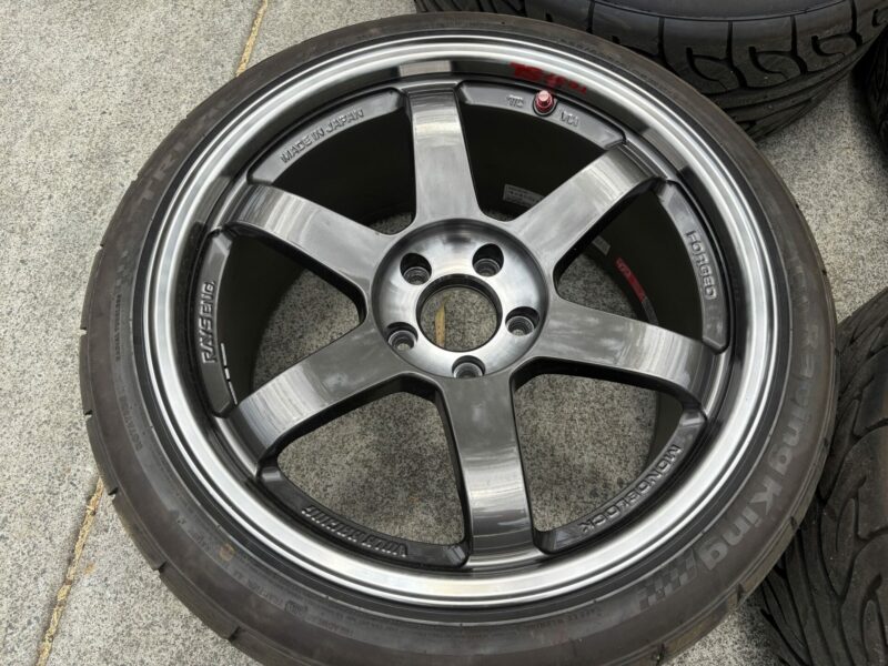 Rays TE37 SL Wheels 18x10.5 18x9.5 - Image 5