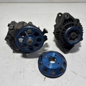 SR20 Power Steering Pump and Alternator with Greddy Pulleys S13